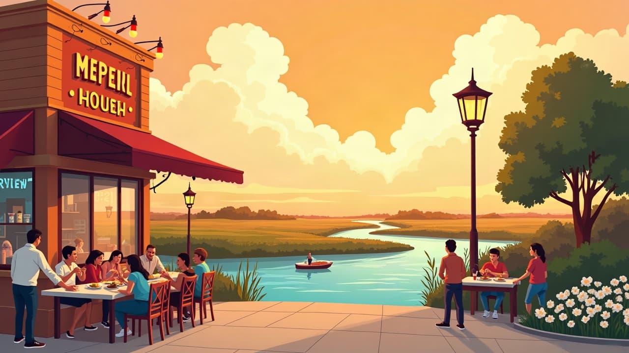 Editorial illustration: Best Asian Restaurants in Bismarck