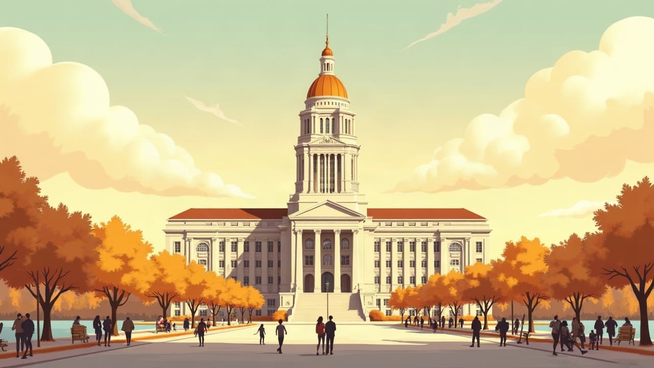 Editorial illustration: State fund approves loan for Bismarck child care facility